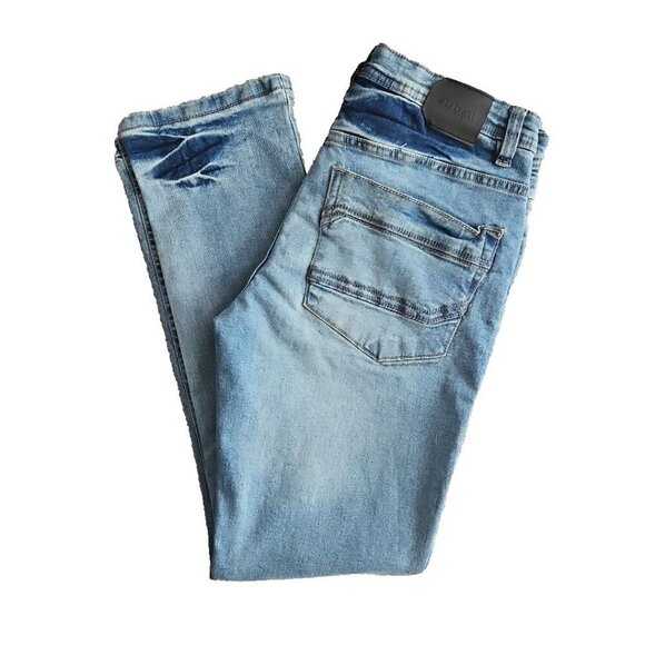 Abstract One Men’s Jeans Size 30x30 Blue Medium Wash Straight Stretch RN# 154176 - Picture 8 of 16